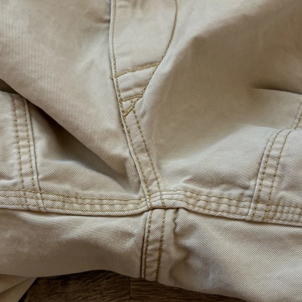 Polo Ralph Lauren Classic Cargo Chino Shorts Mens 32 Beige Khaki Casual Pockets